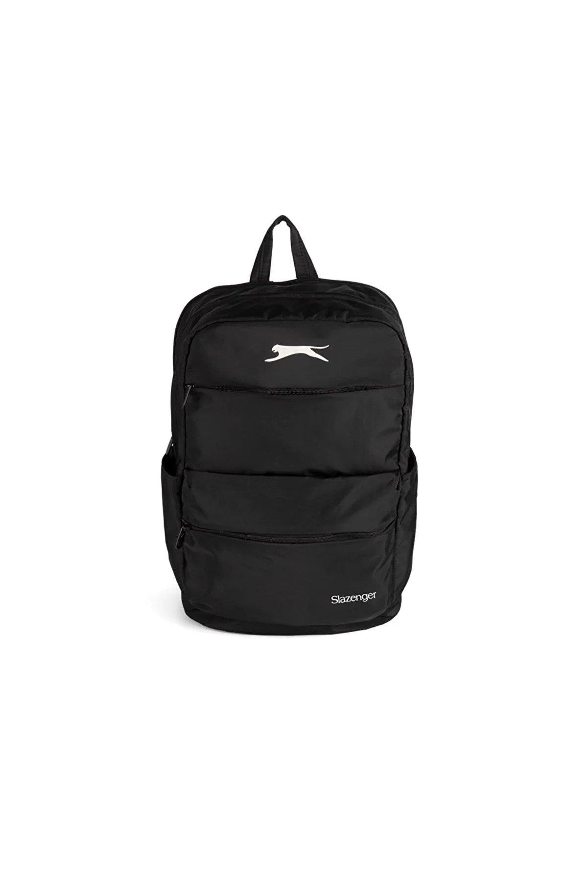 Me Sırt Çantası Slazenger Traveller Siyah Laptop Bölmeli Okul Sırt Çantası