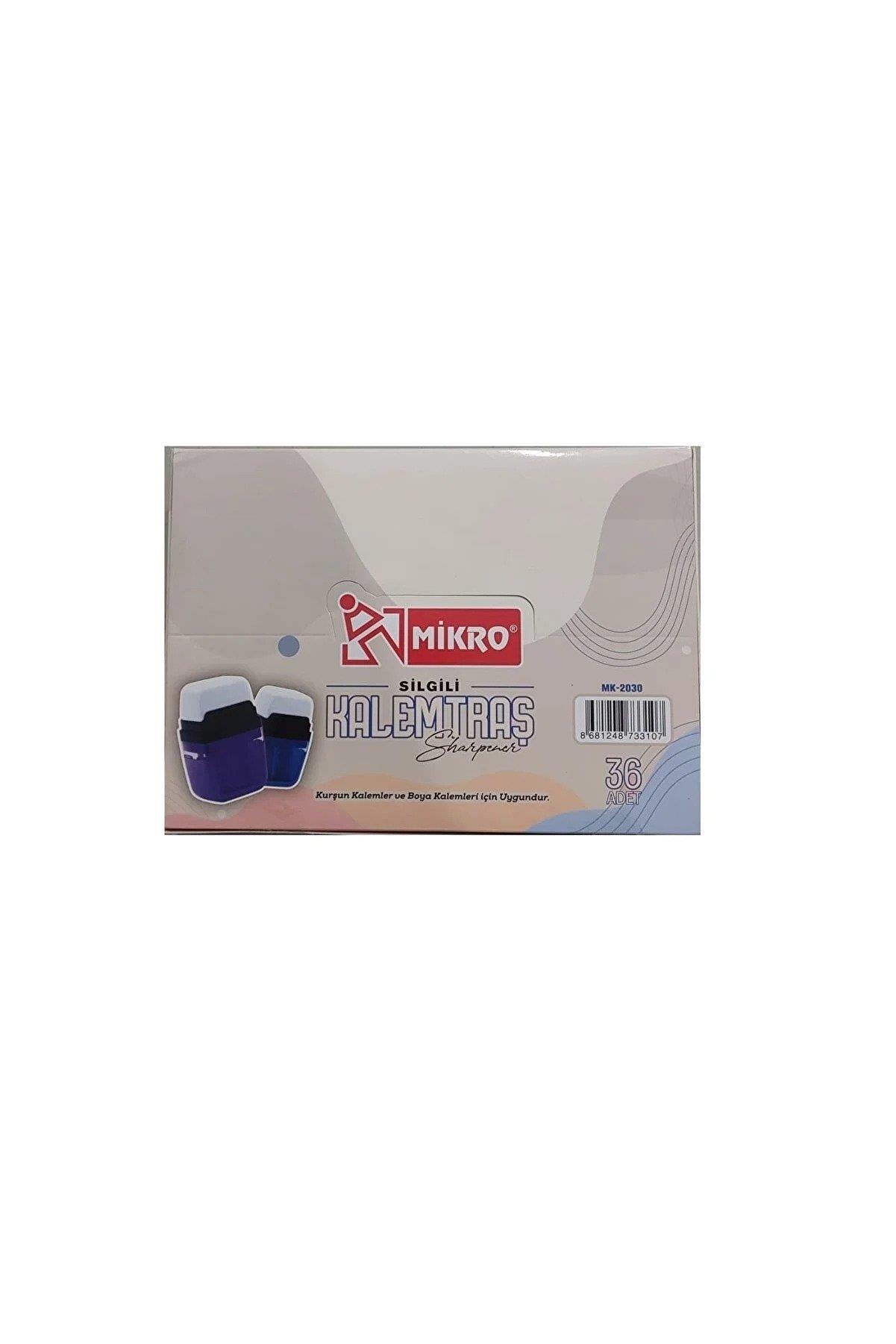Mikro Silgili Kalemtraş (36 Lı Paket)