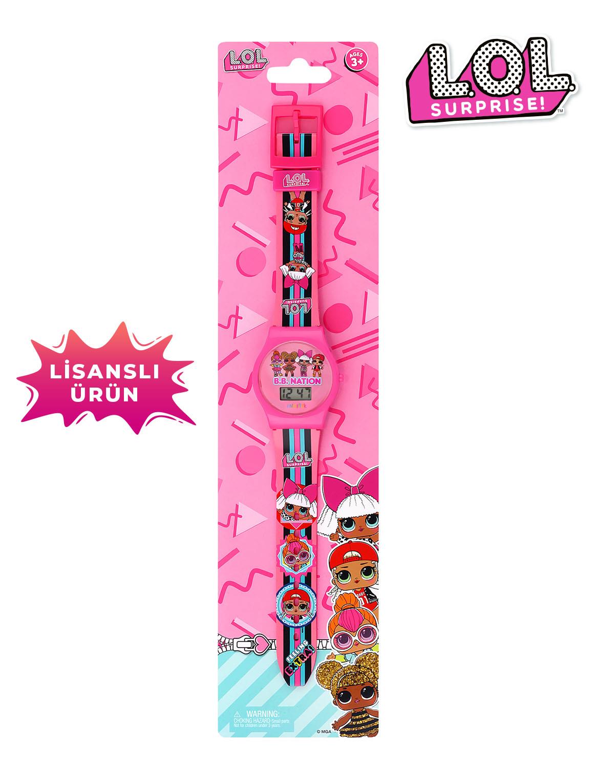 MiniFlak Lisanslı L.O.L SURPRISE! Kız Çocuk Kol Saati