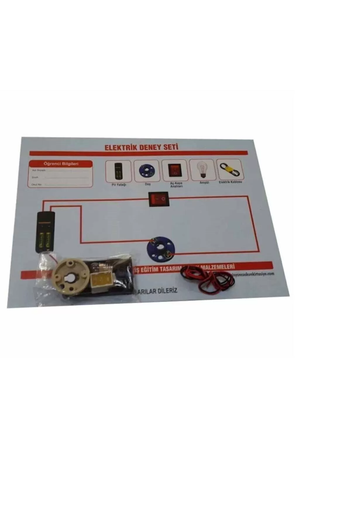 Misyon Elektrik Deney Seti Deney ve İş Eğitimi Malzemeleri