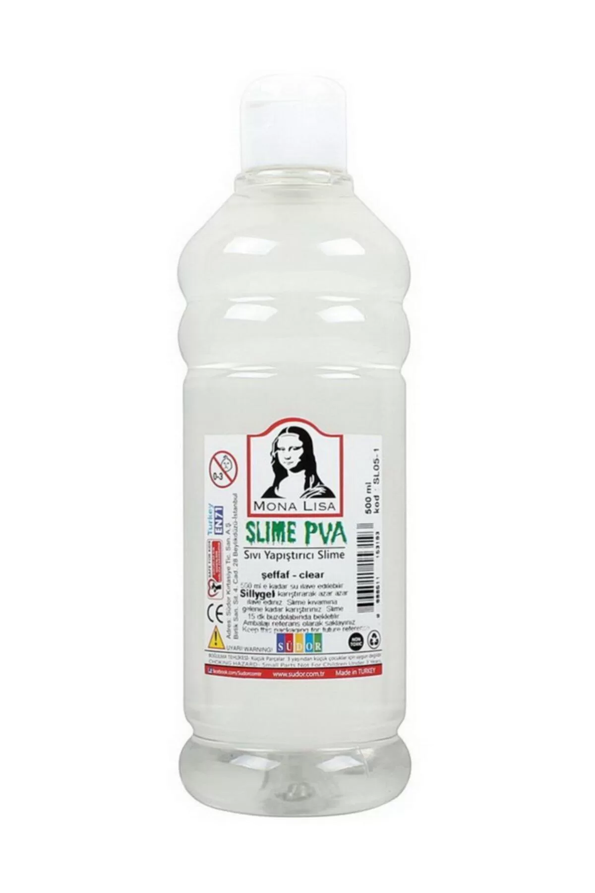 Monalisa Sıvı Yapıştırıcı Slime 500 ML Şeffaf Slaym Jeli