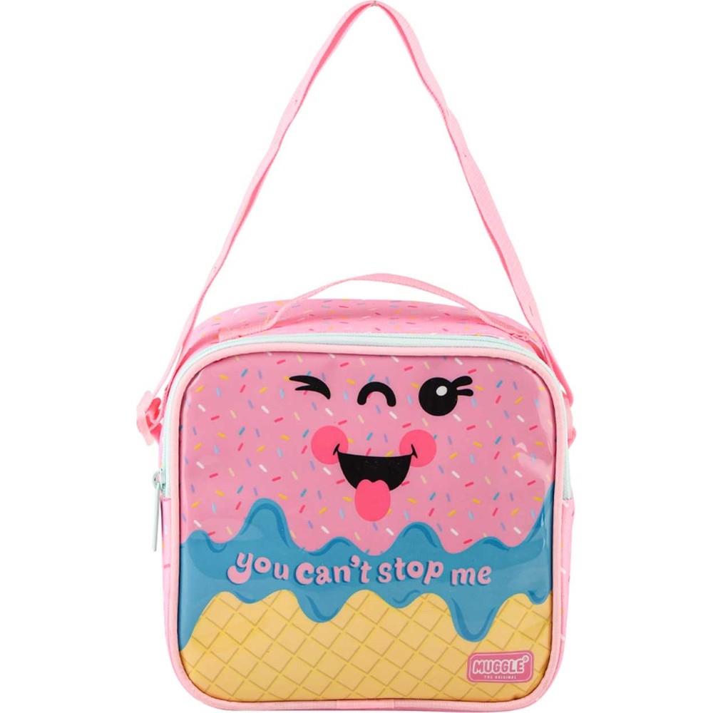 Muggle Beslenme Çantası Pink İce Cream Pembe Kız Çocuk Beslenme Çantası