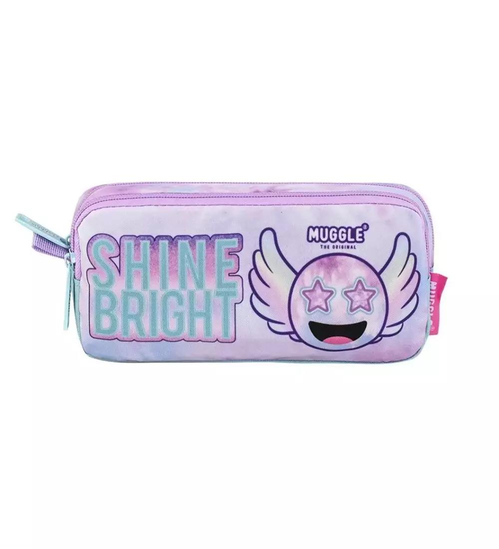 Muggle Kalem Çantası Shine Bright 2 Bölmeli Kalemlik