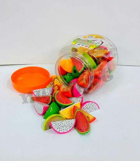 Munis Kalemtraş Meyveli Top Öğrenci Kalemtıraşı (60 Lı Paket)