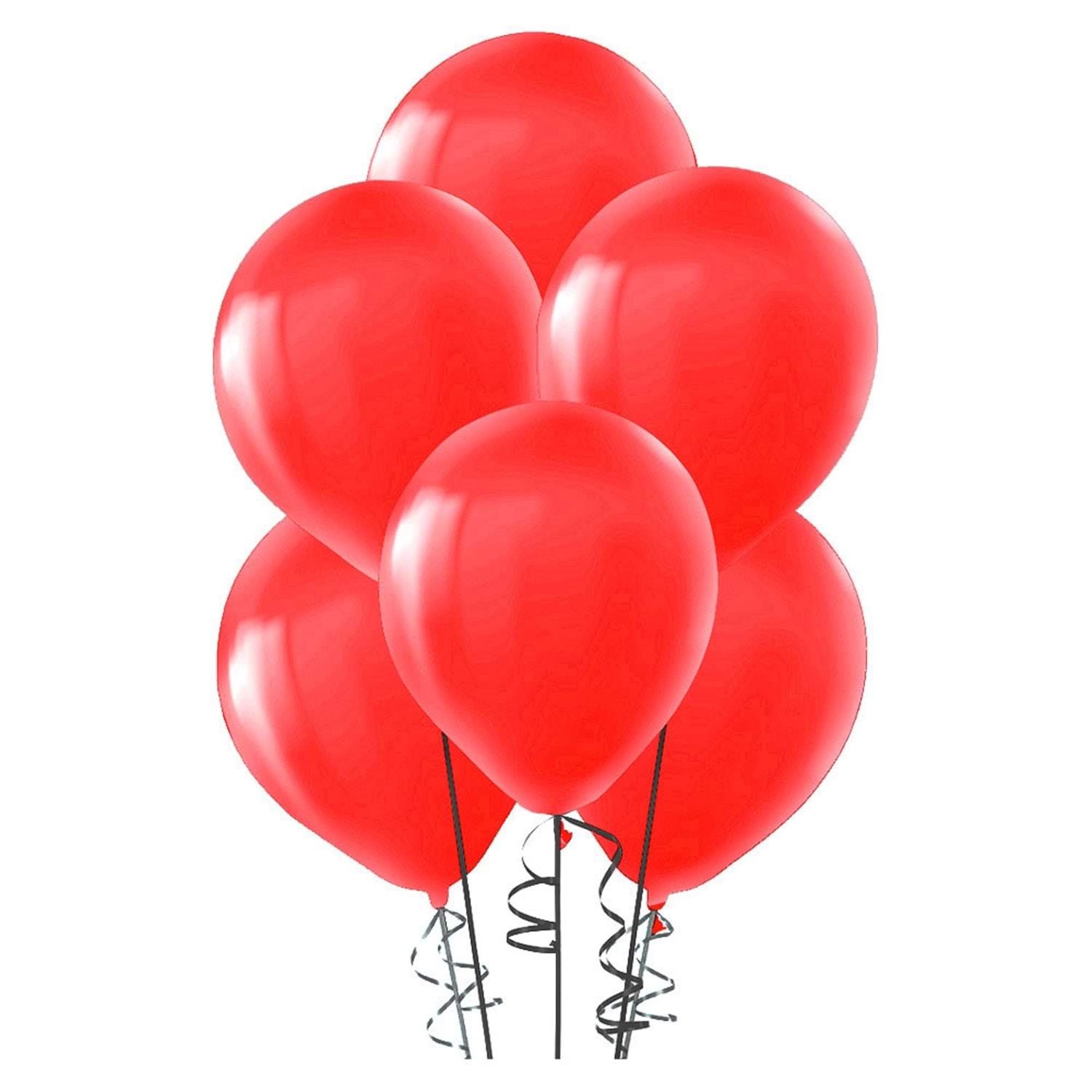 Nedi Balon Düz Renk Kırmızı 100 Adet Kırmızı Balon