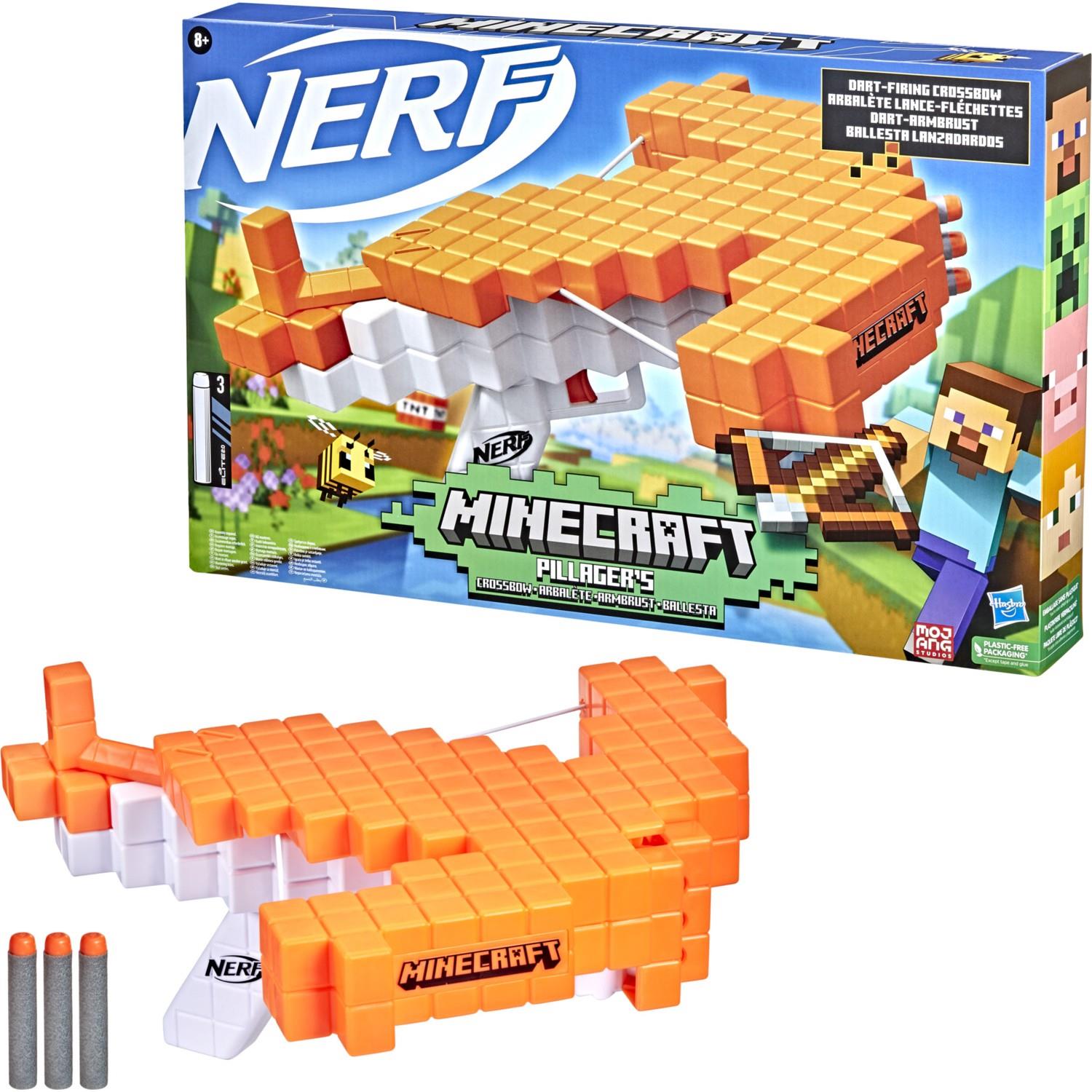 Nerf Minecraft Pillagers Crossbow Nerf Yaylı Dart Tabancası