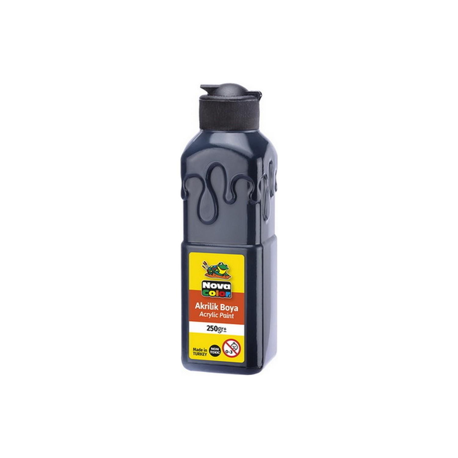 Nova Color Akrilik Boya 250 GR Siyah Akrilik Boya