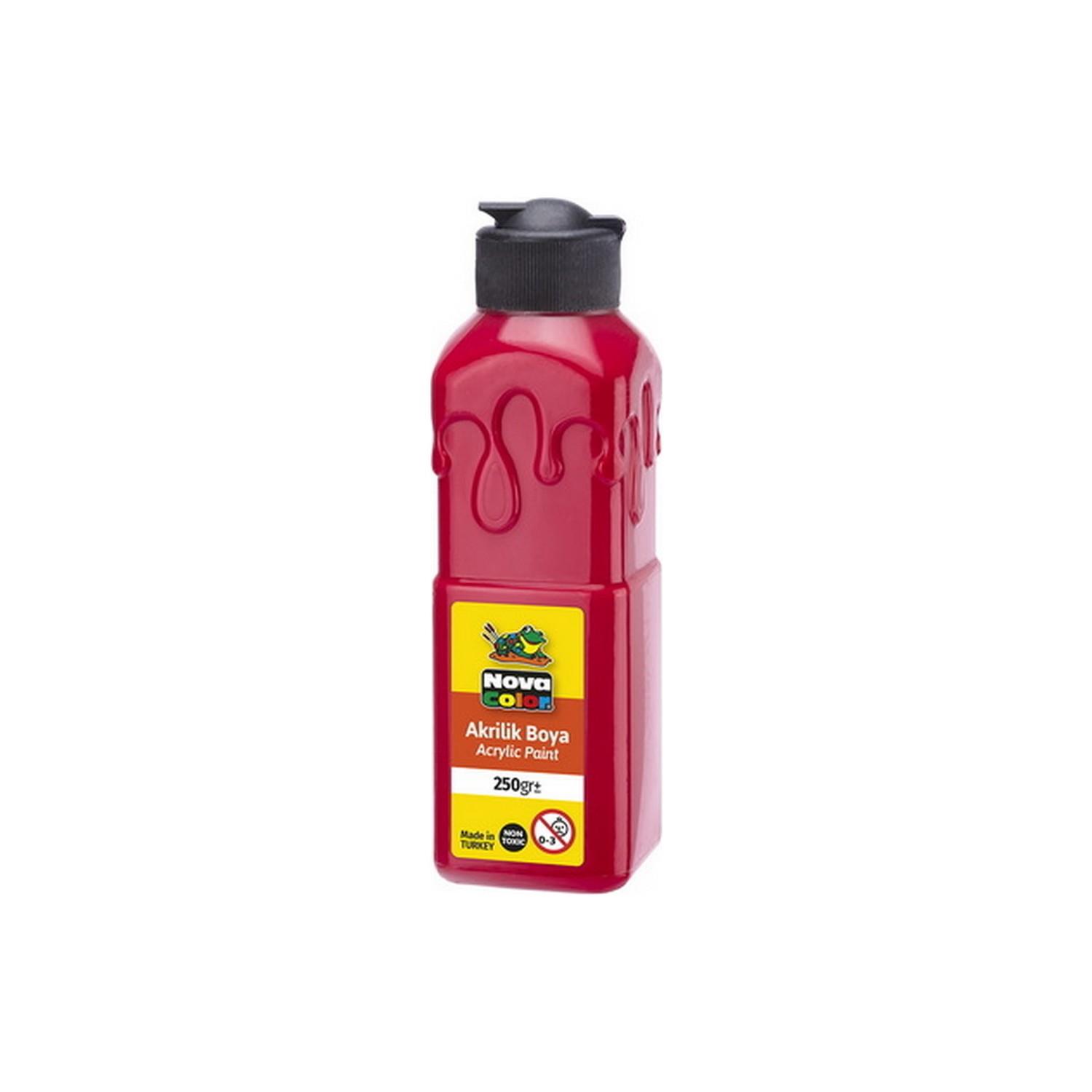 Nova Color Akrilik Boya 250 Gram Kırmızı Akrilik Boya