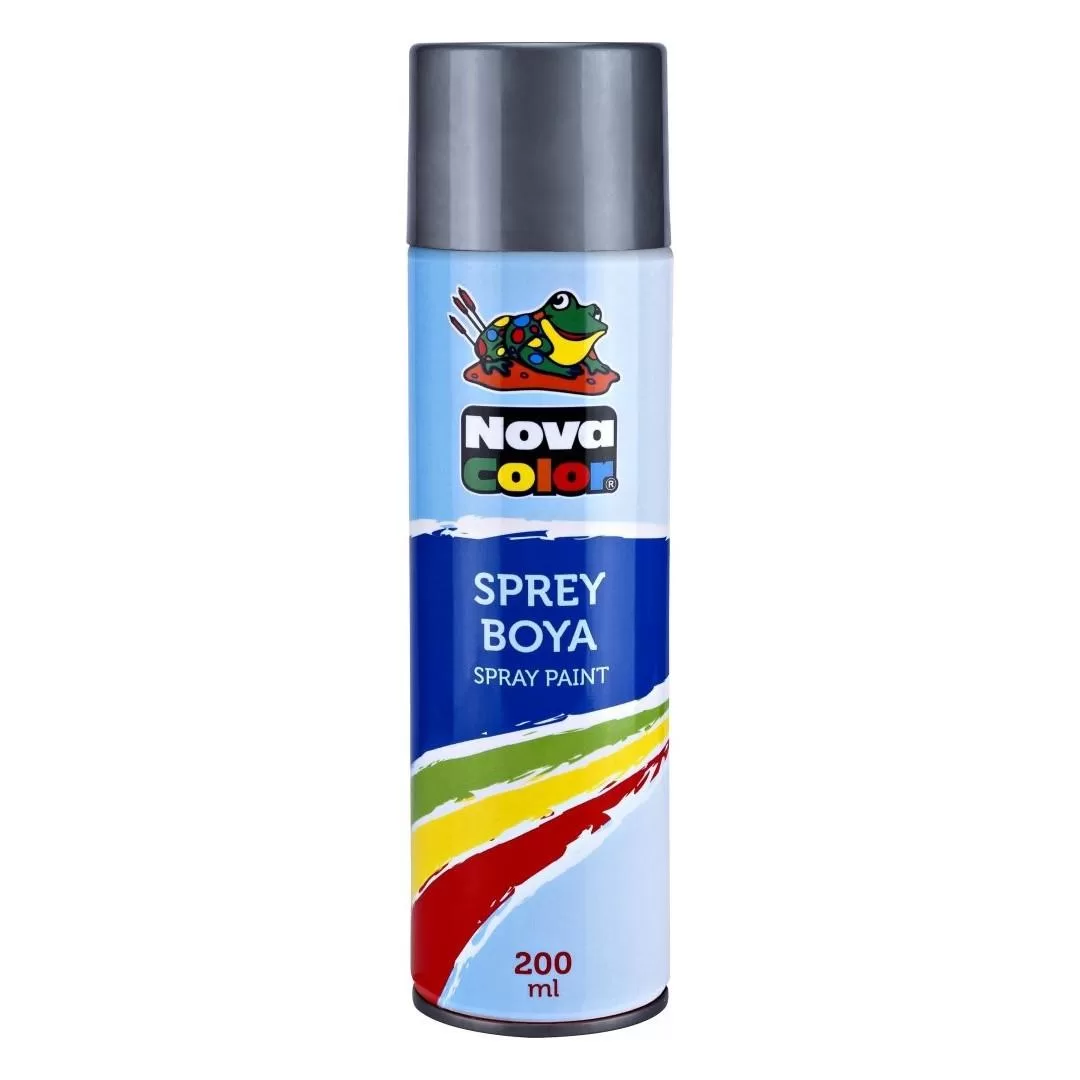 Nova Color Sprey Boya 200 ML Gri NC-810
