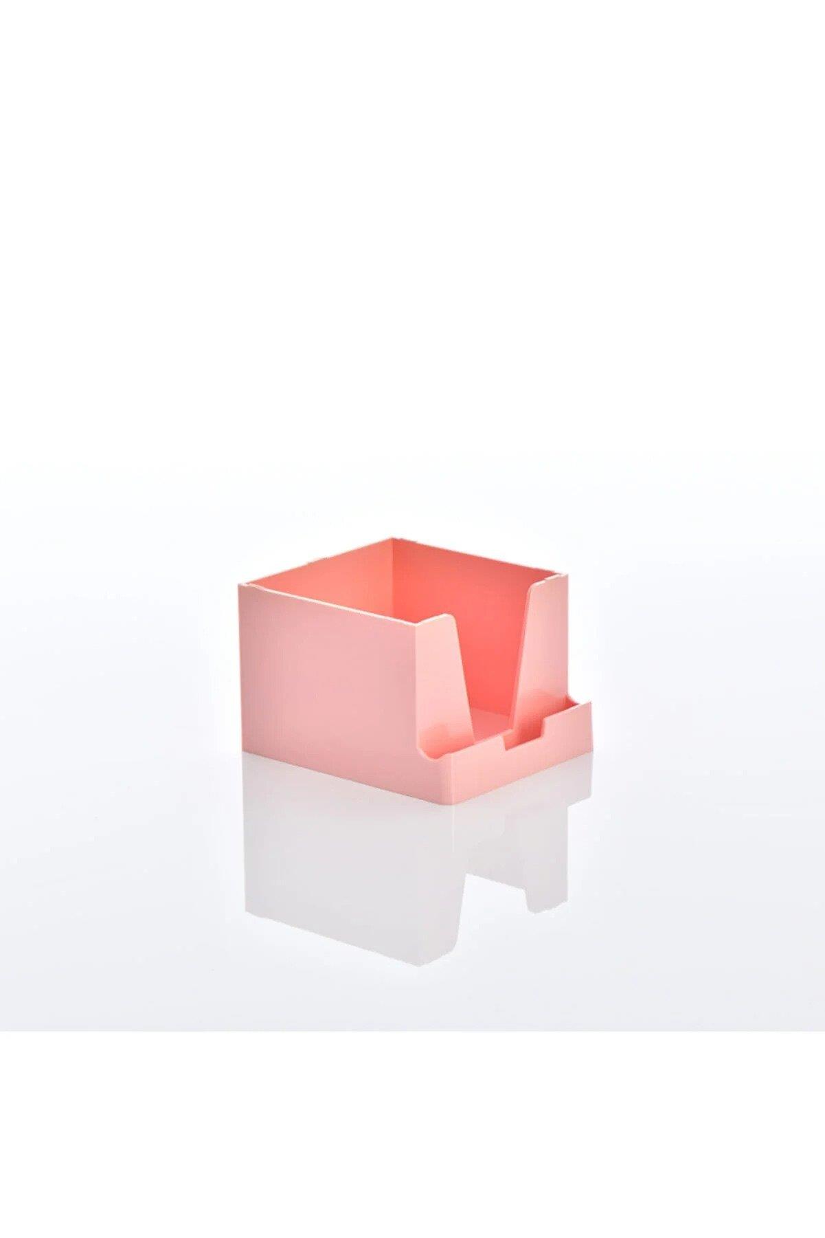 Ops Küp Notluk Kartvizitlikli Pastel Pembe Kartvizitlikli Küp Notluk