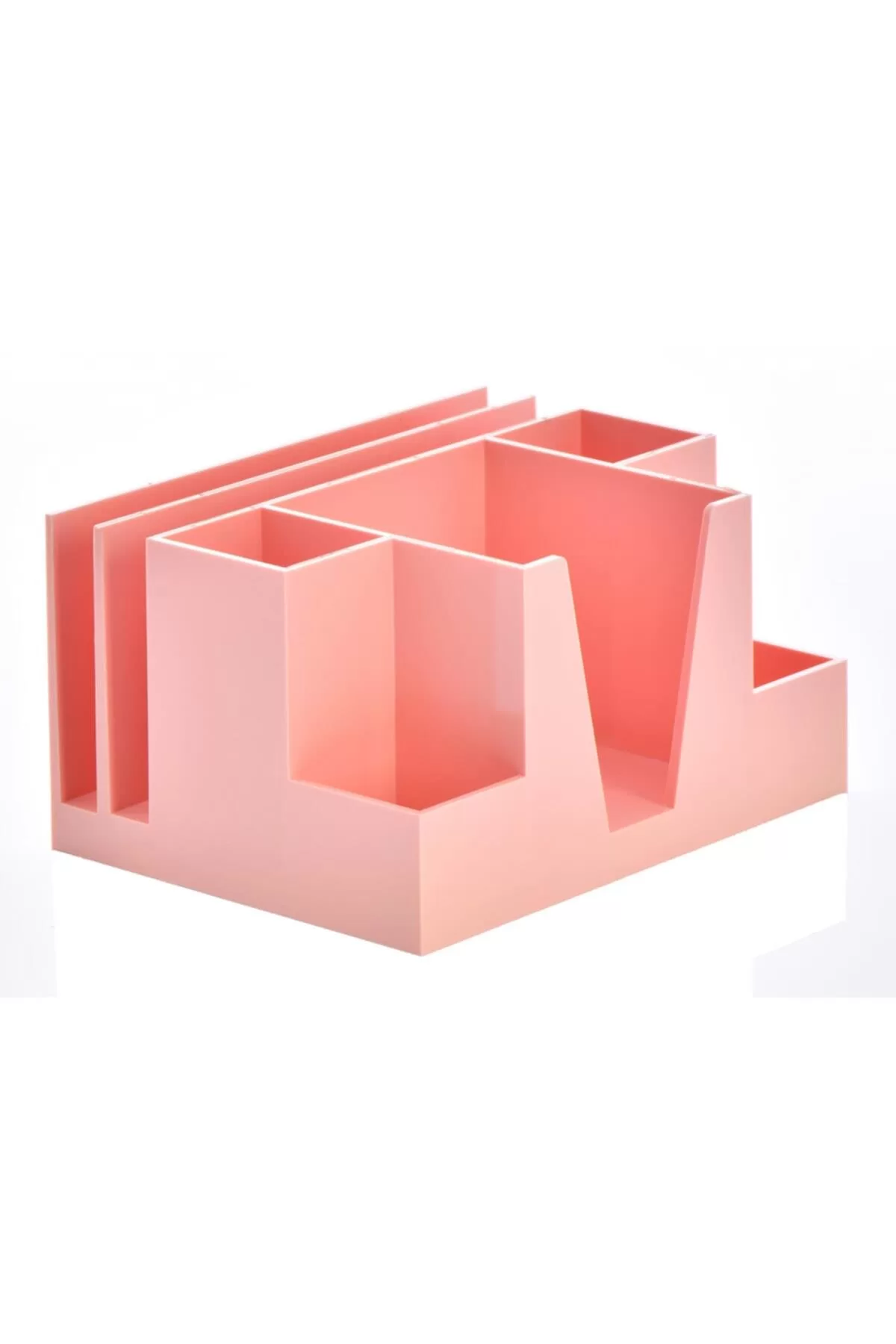Ops Masa Seti Kalemlik Organizer Pastel Pembe Masa Üstü Organizer
