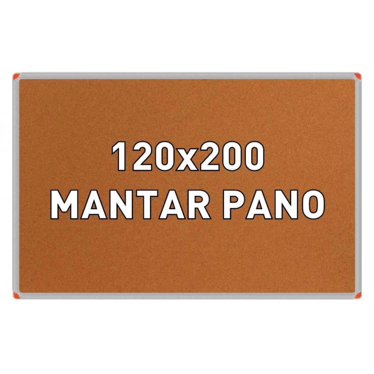 Panda Mantar Pano Alimünyüm Çerçeve 120 x 200 Cm Mantar Pano