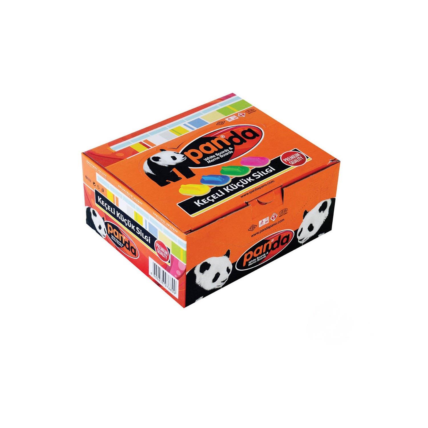 Panda Yazı Tahtası Silgisi Küçük Tahta Silgisi (24 Lü Paket)