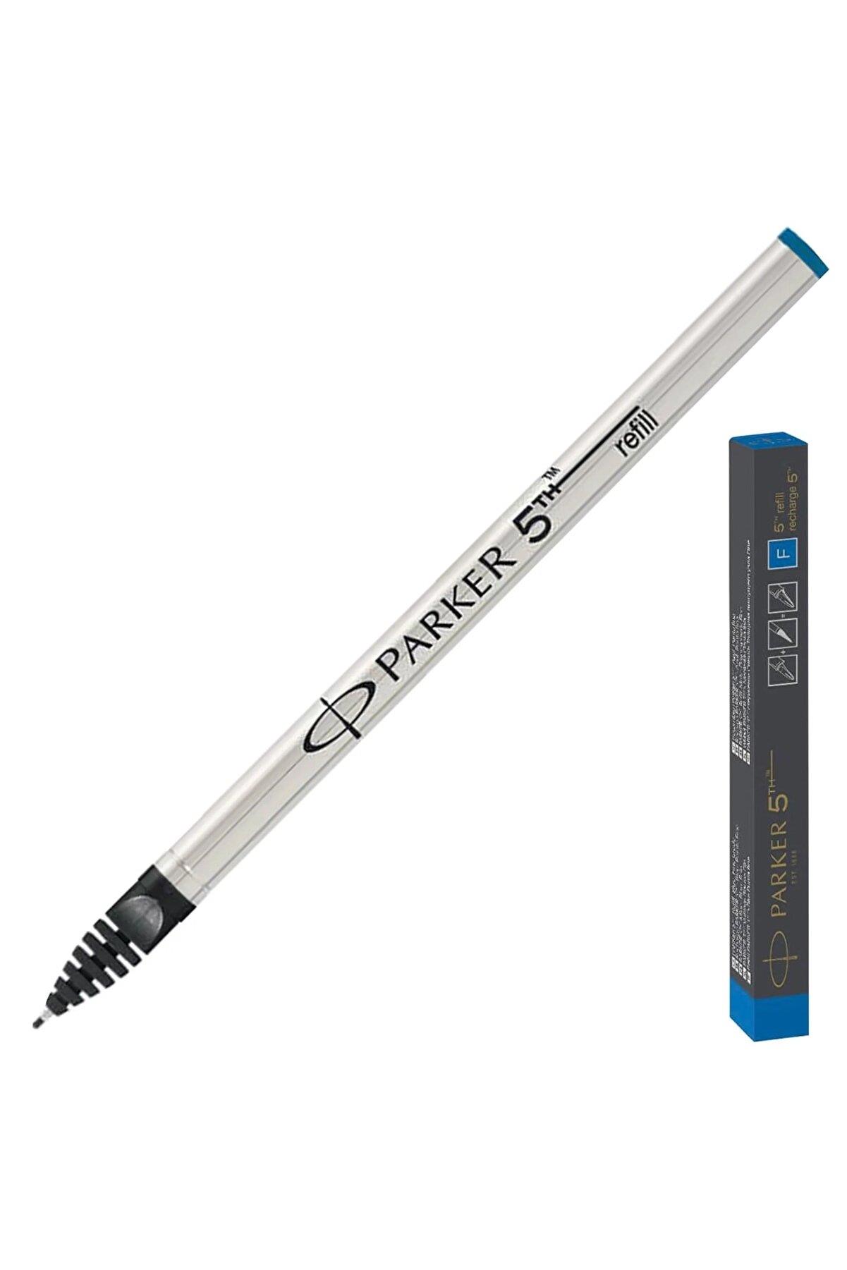 Parker 5 TH Refill Tekli Kutu F Uç Mavi Refil