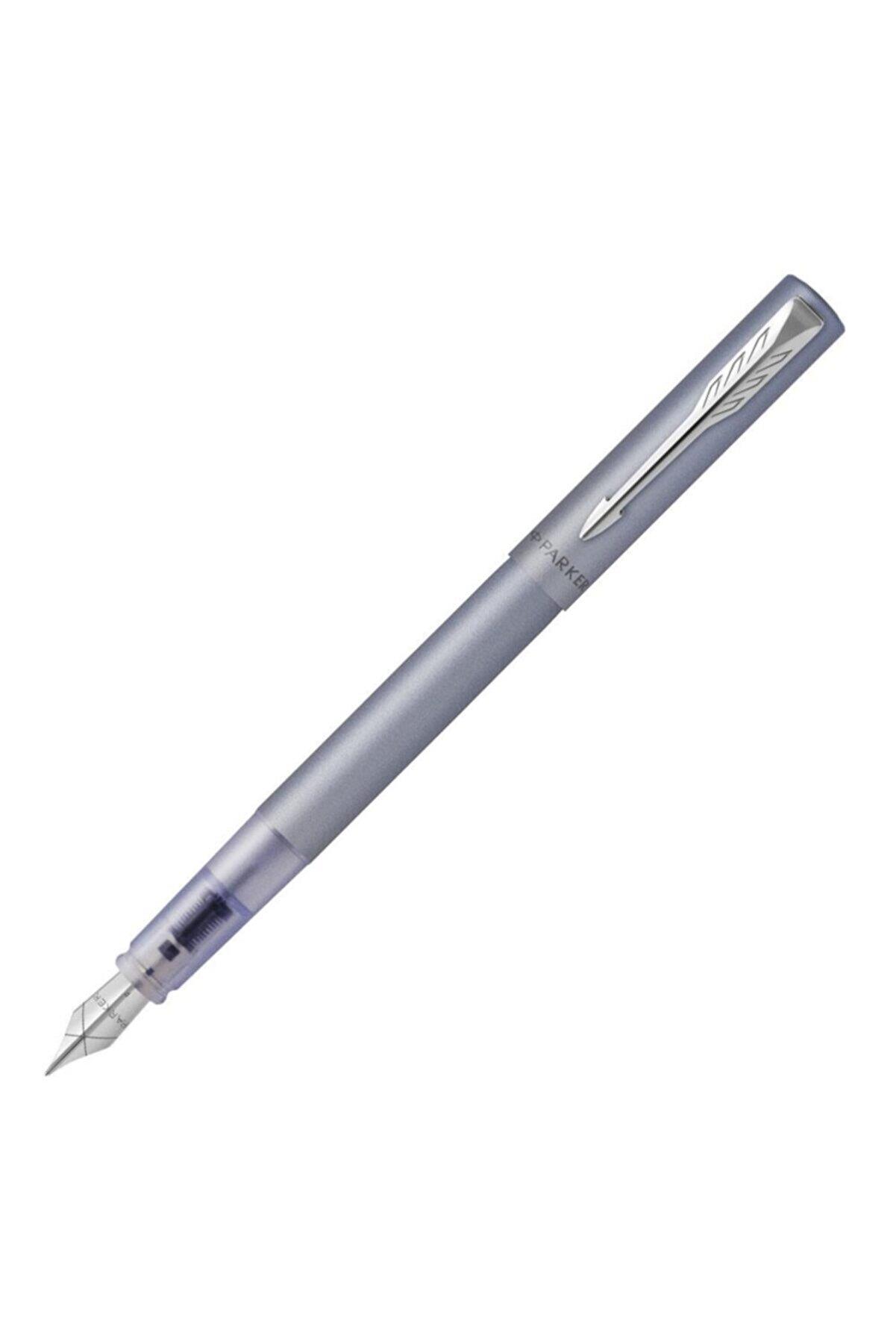 Parker Dolma Kalem Vector XL M Uç Gümüş Mavi