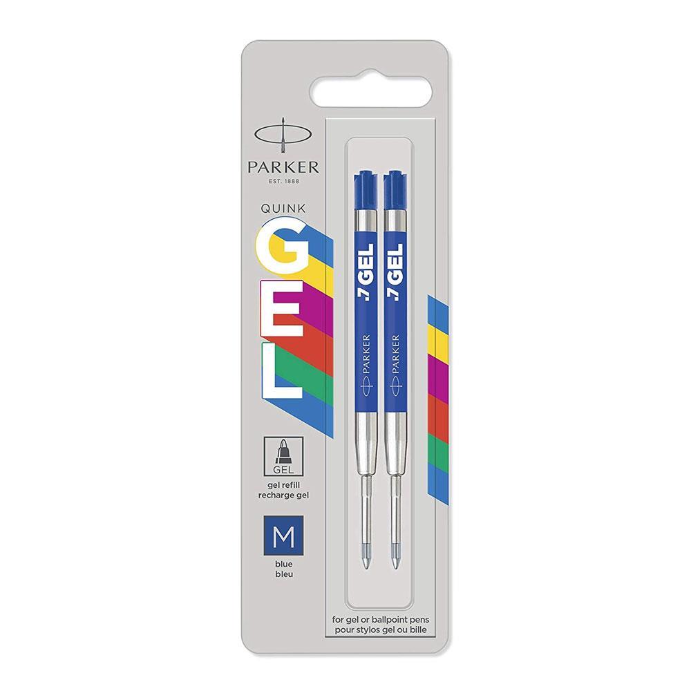 Parker Jel Kalem Refili M Uç Mavi Plastik Gövde Jel Kalem Yedeği 2 Li Paket