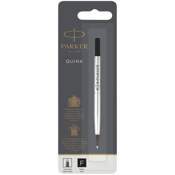 Parker Roller Kalem Yedeği Fine Siyah Roller Kalem Yedeği (12 Li Paket)