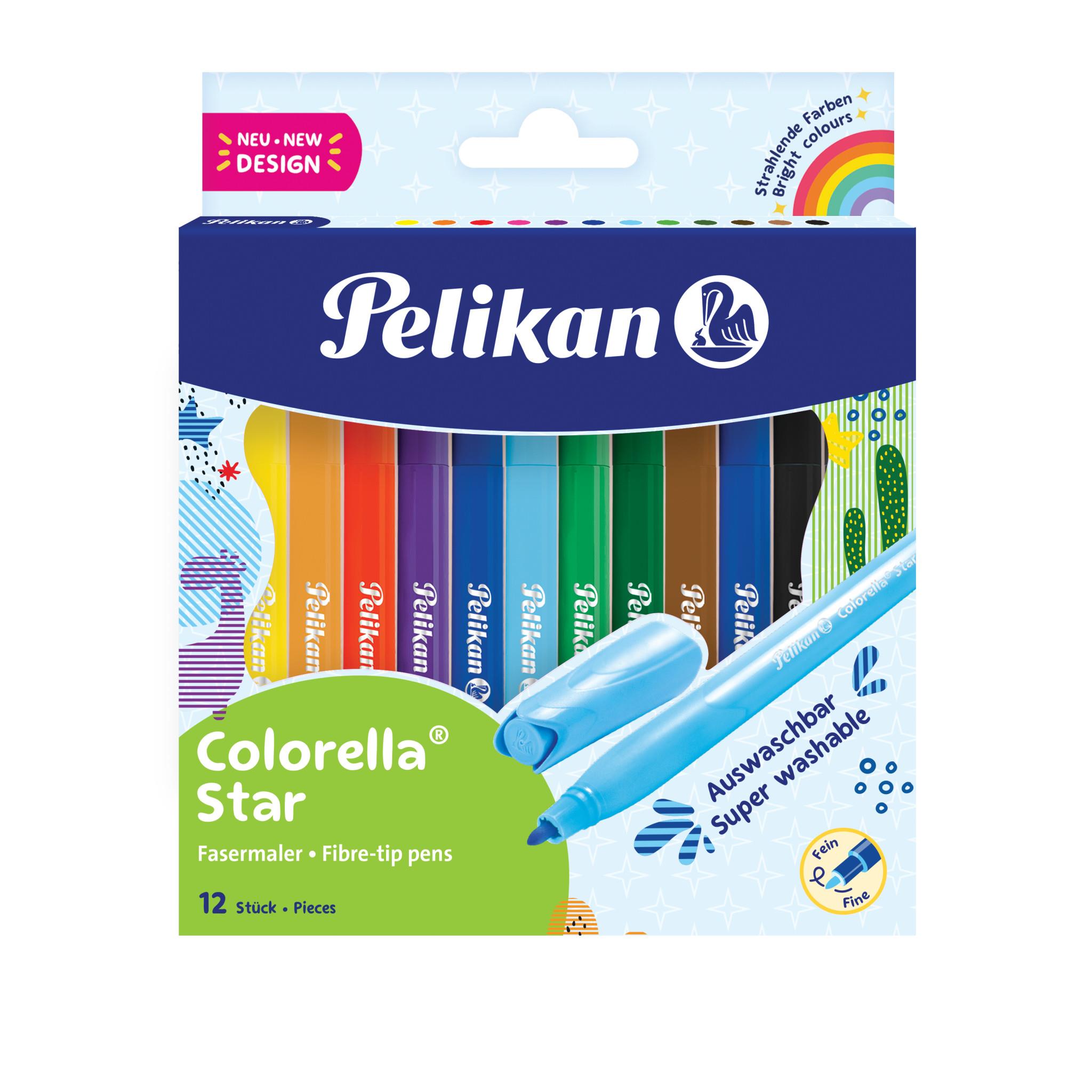 Pelikan Keçeli Kalem Colorella 12 Renk Keçeli Boya Kalemi