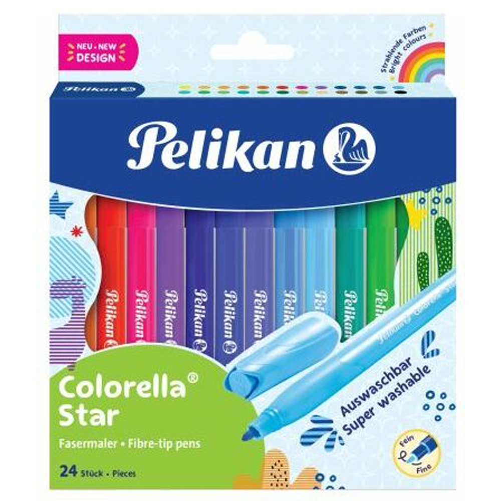 Pelikan Keçeli Kalem Colorella 24 Renk Keçeli