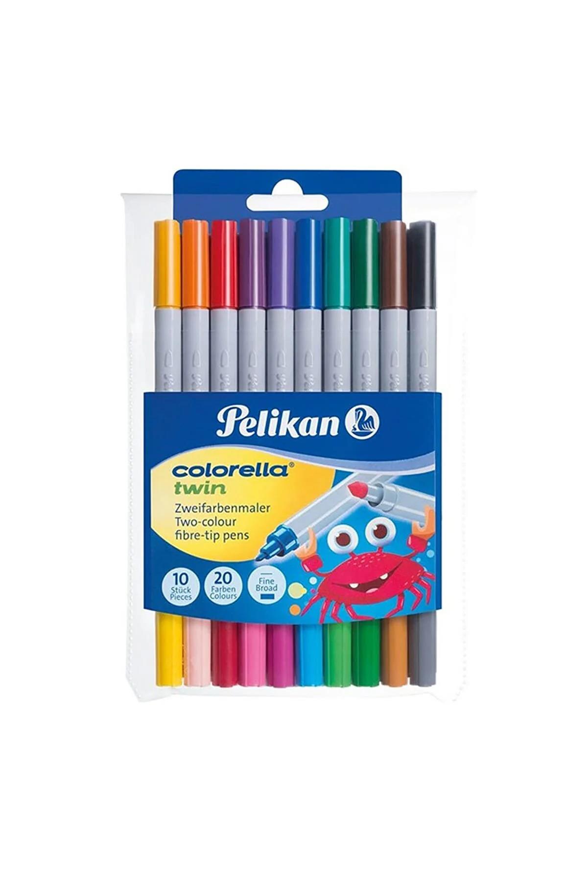 Pelikan Keçeli Kalem Colorella Çift Uçlu 10 Lu 20 Renk Keçeli Kalem
