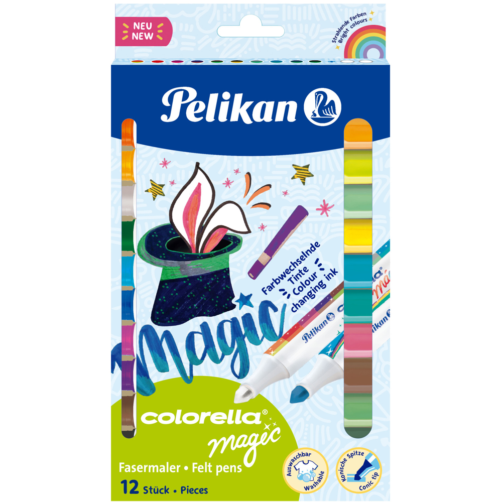 Pelikan Keçeli Kalem Colorella Magic 12 Renk