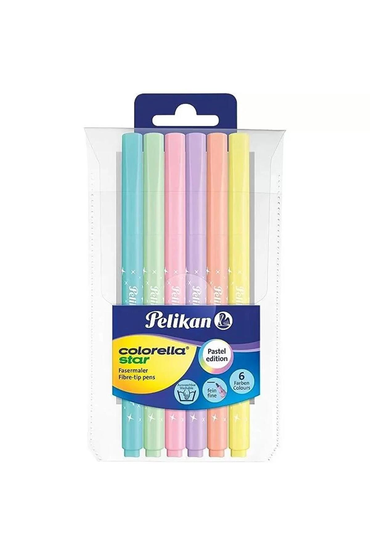 Pelikan Keçeli Kalem Colorella Pastel Jumbo 6 Renk Jumbo Keçeli Kalem