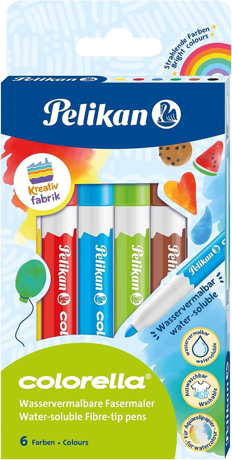 Pelikan Keçeli Kalem Colorella Suda Çözünür 6 Lı