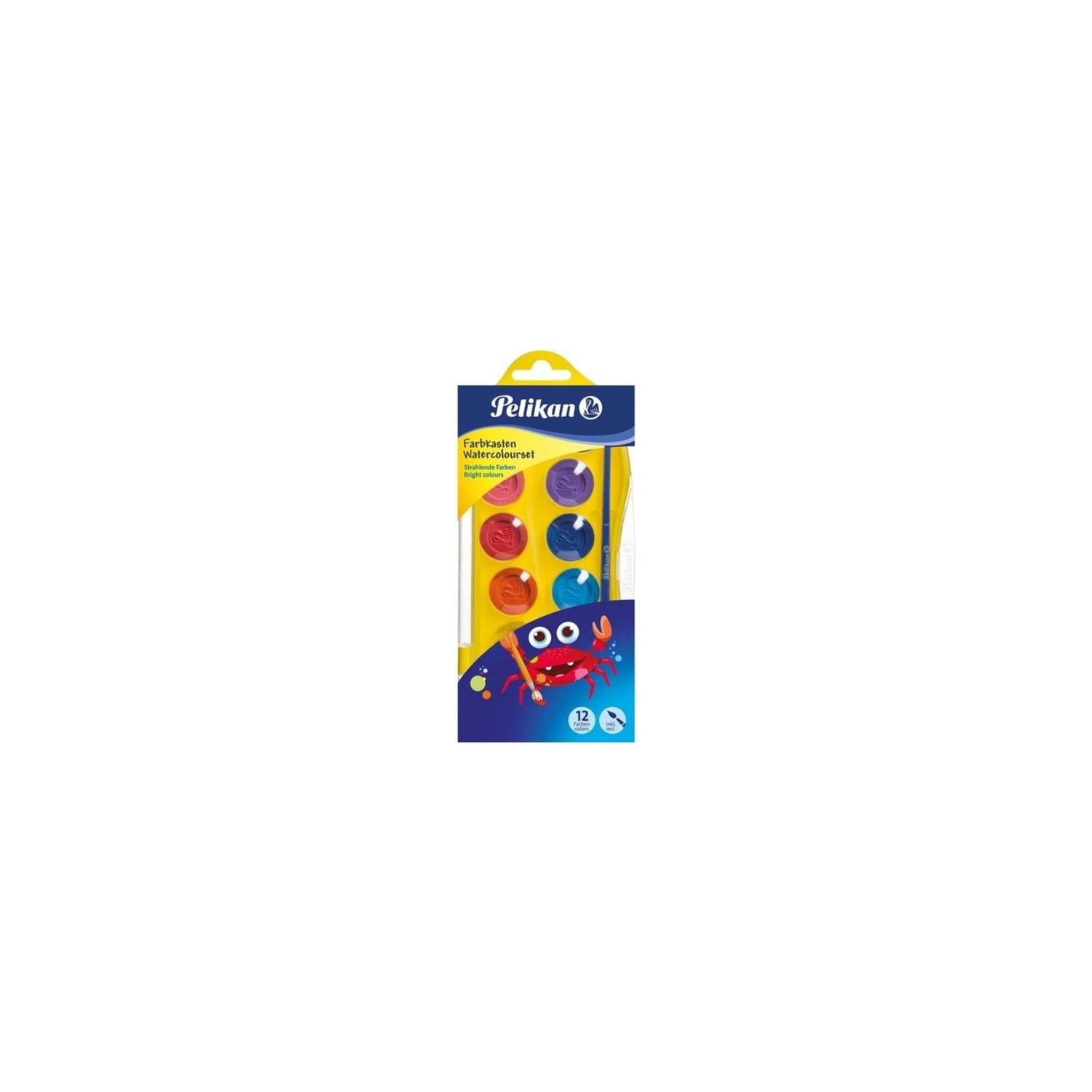 Pelikan Sulu Boya Küçük Boy 12 Renk Sulu Boya