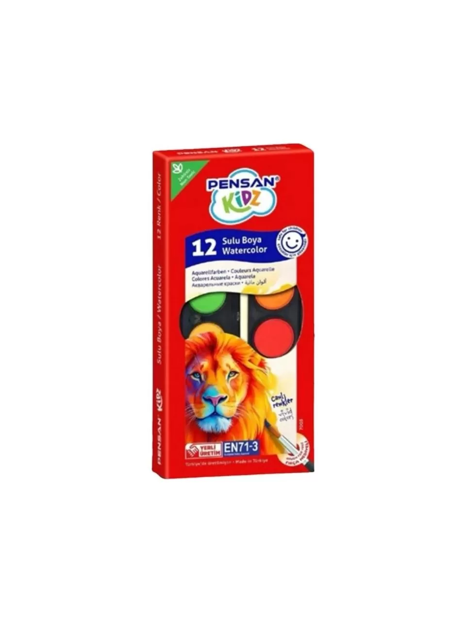 Pensan Kidz 12 Renk Sulu Boya