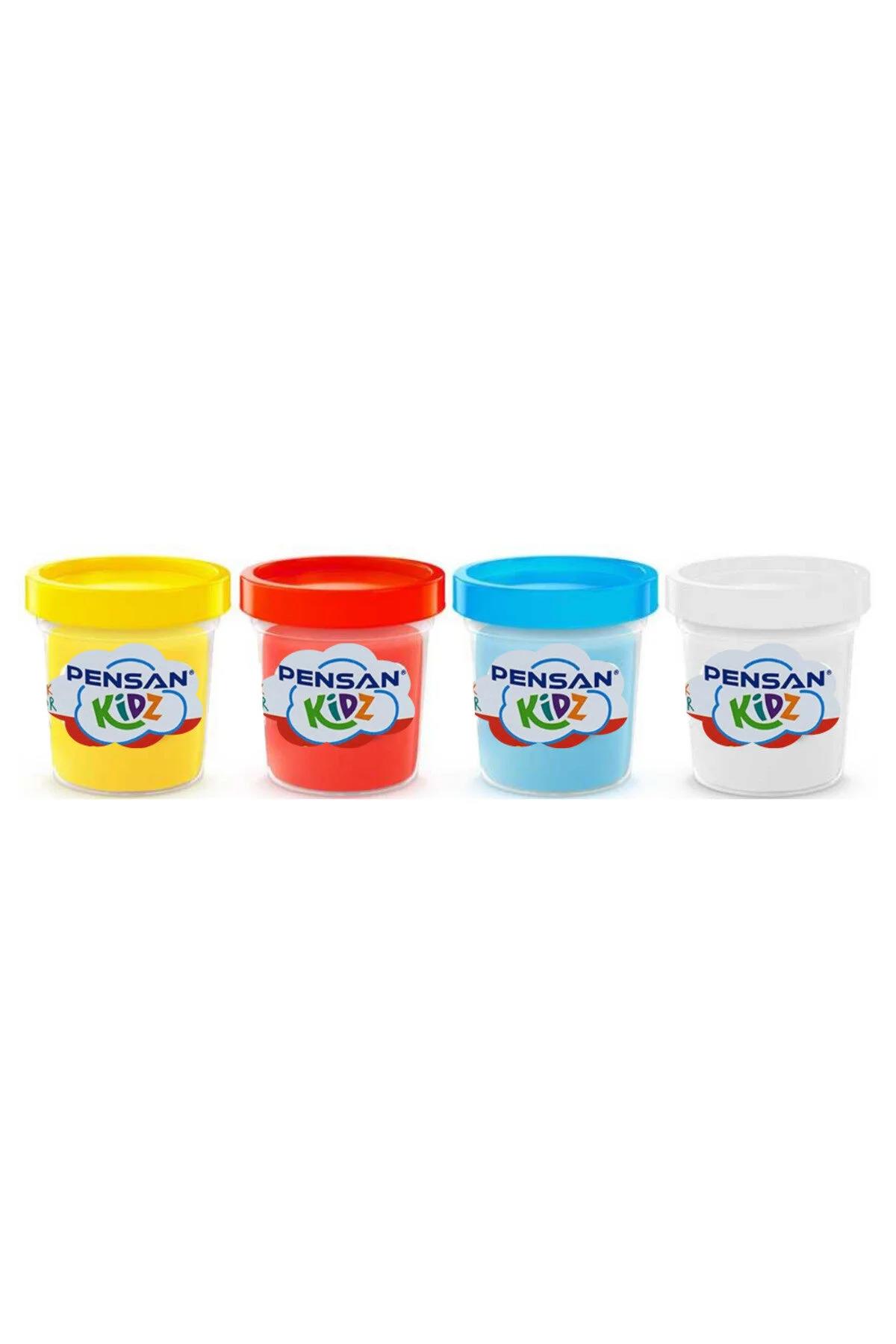 Pensan Kidz Oyun Hamuru Büyük Boy 4 x 150 Gram 4 Renk Oyun Hamuru