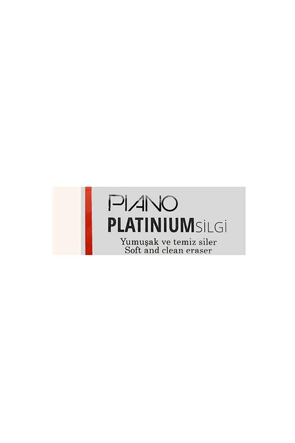 Pıano Silgi Platinium Beyaz Öğrenci Silgisi (20 Li Paket)