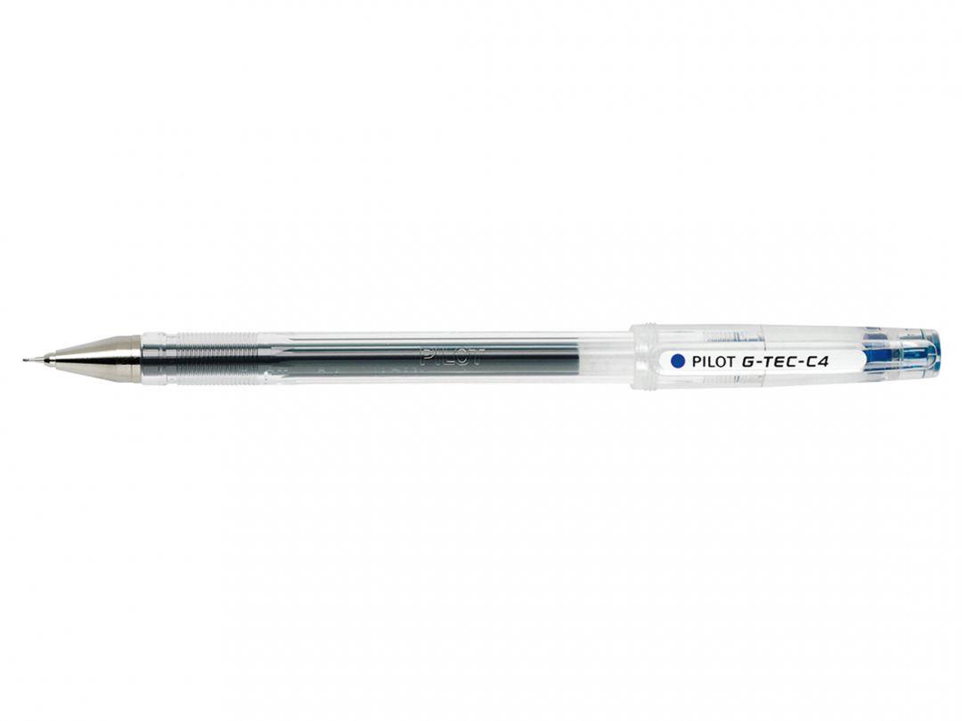 Pilot G-Tec-C4 İğne Uçlu Roller Kalem 0.4 MM Mavi (12 Li Paket)