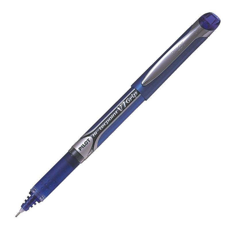 Pilot Hi-Tecpoint V7 Grip İğne Uçlu Mavi Roller Kalem (12 Li Paket)