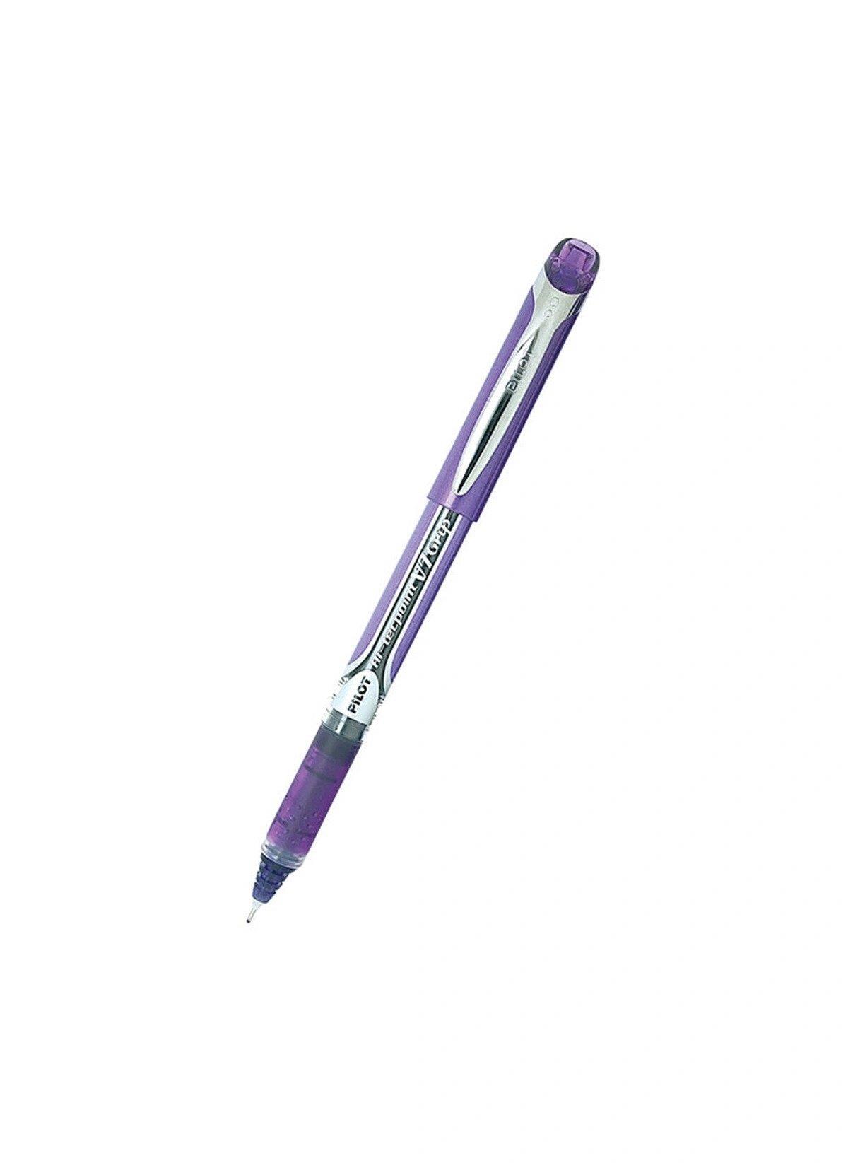 Pilot V7 Grip Hi-Tecpoint İğne Uçlu Roller Kalem Mor (12 Li Paket)