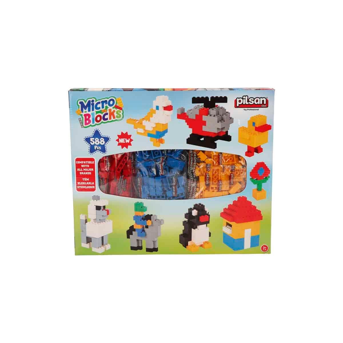 Pilsan Klasik Mikro Bloklar Serisi 588 Parça Mikro Blok