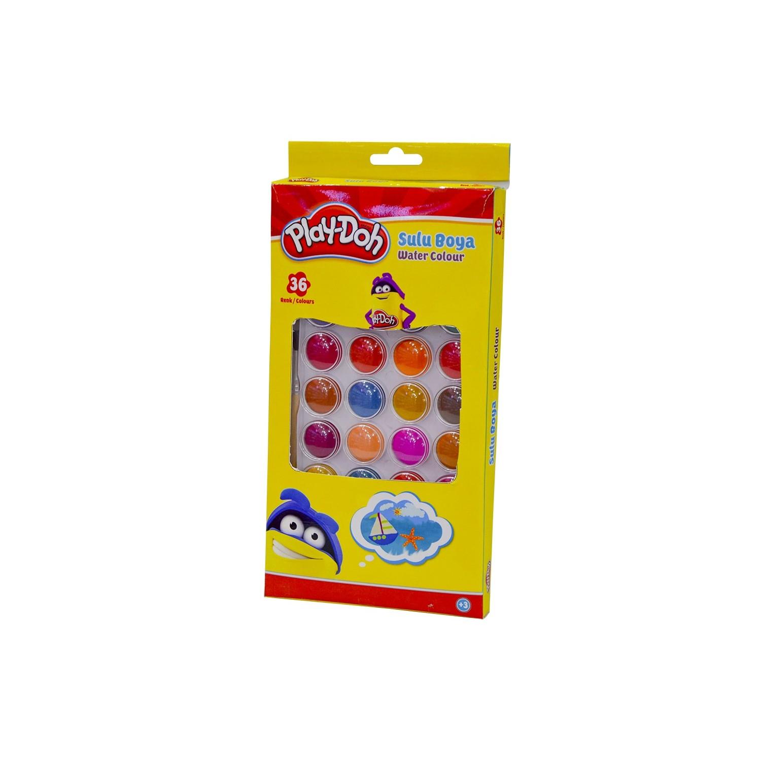 Play-Doh Sulu Boya 23 MM 36 Renk Sulu Boya