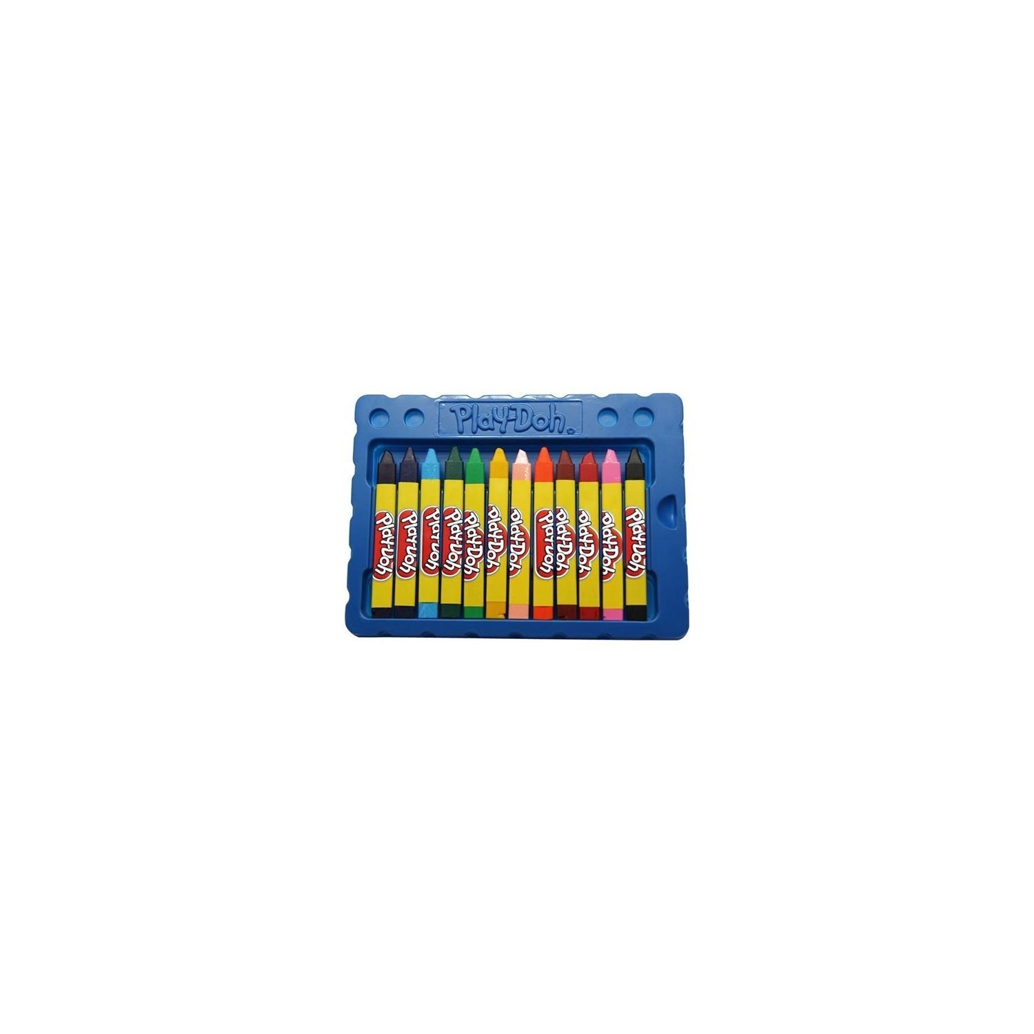 Play-Doh Üçgen Crayon (Mum) Boya 12 Renk Mum Pastel Boya