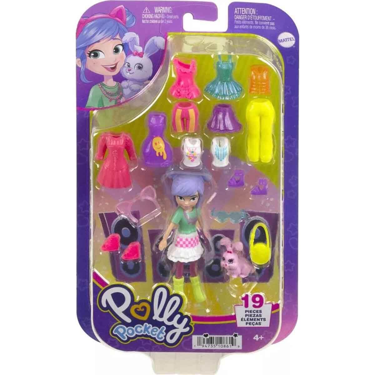 Polly Pocket Farklı Kombin Eğlencesi Oyun Seti (Karışık Model 1 Adet)