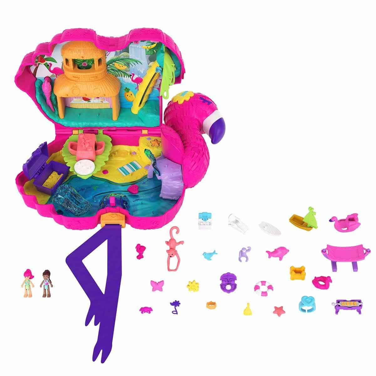 Polly Pocket Flamingo Partisi Oyun Seti