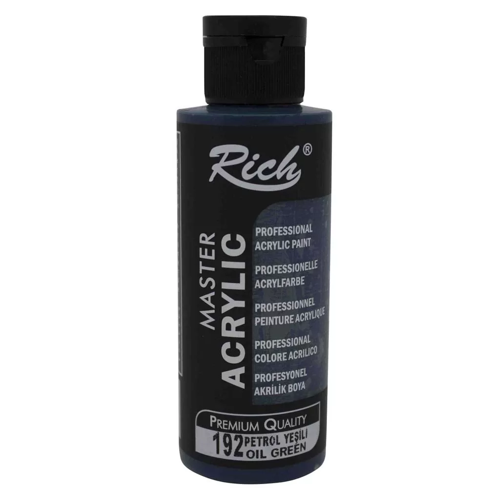 Rich Akrilik Boya Master 120 CC Petrol Yeşili