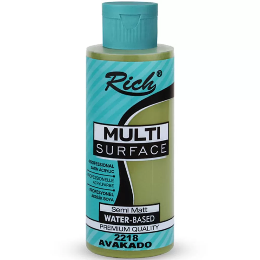 Rich Akrilik Boya Multi Surface 120 CC Avakado