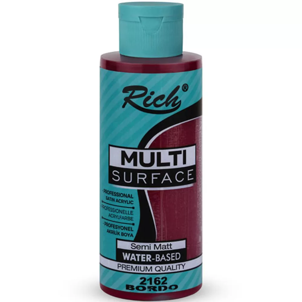 Rıch Akrilik Boya Multi Surface 120 CC Bordo 120-2162