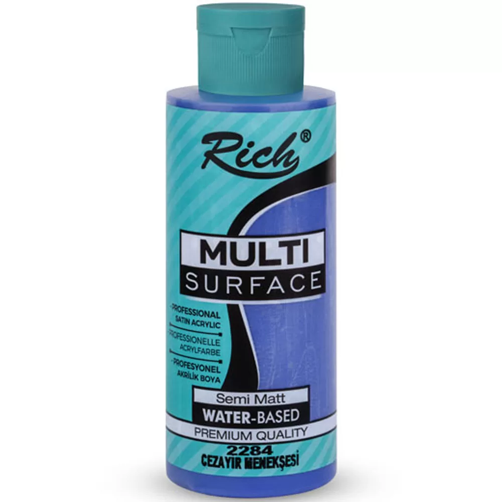 Rich Akrilik Boya Multi Surface 120 CC Cezayir Menekşesi
