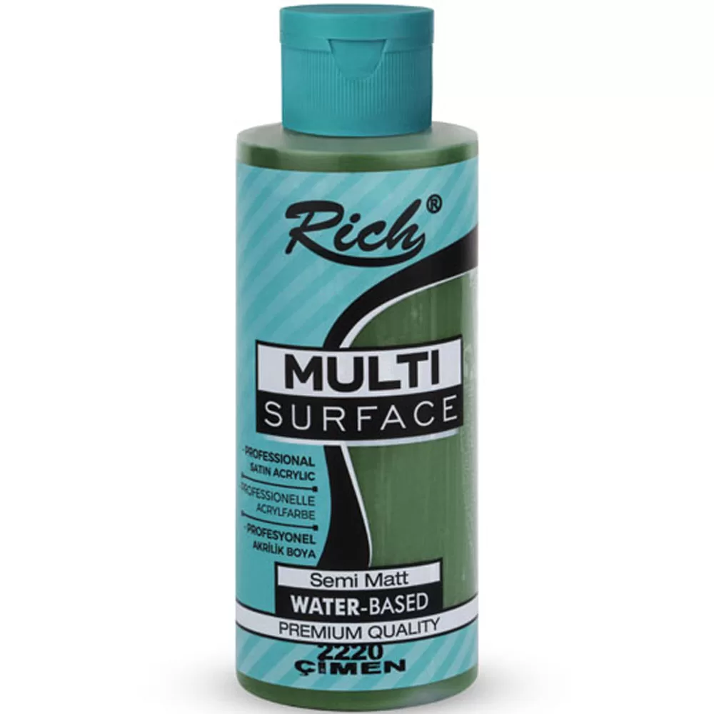 Rich Akrilik Boya Multi Surface 120 CC Çimen