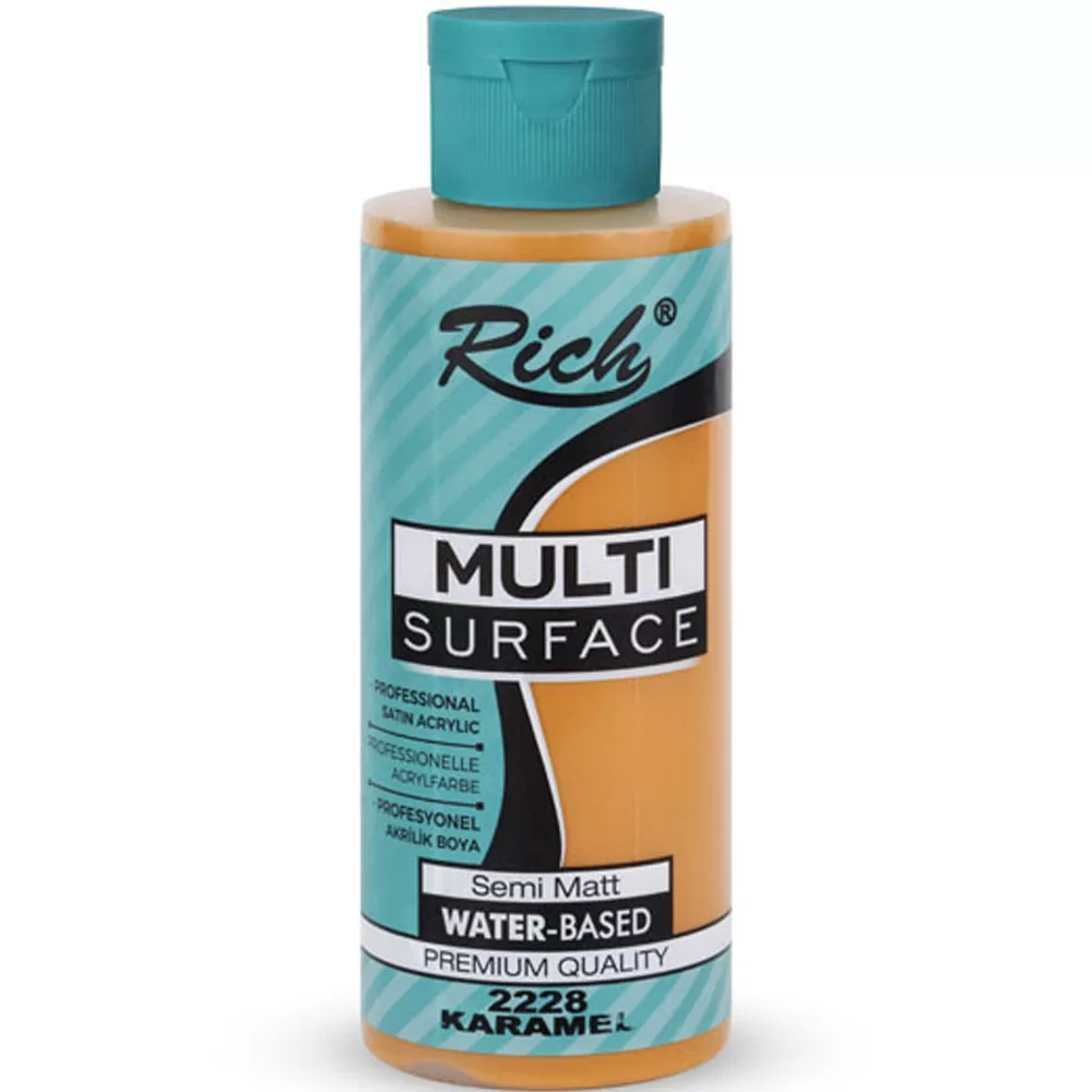 Rich Akrilik Boya Multi Surface 120 CC Karamel