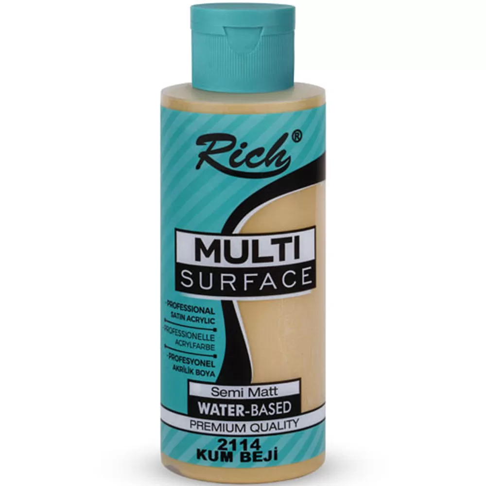 Rich Akrilik Boya Multi Surface 120 CC Kum Beji