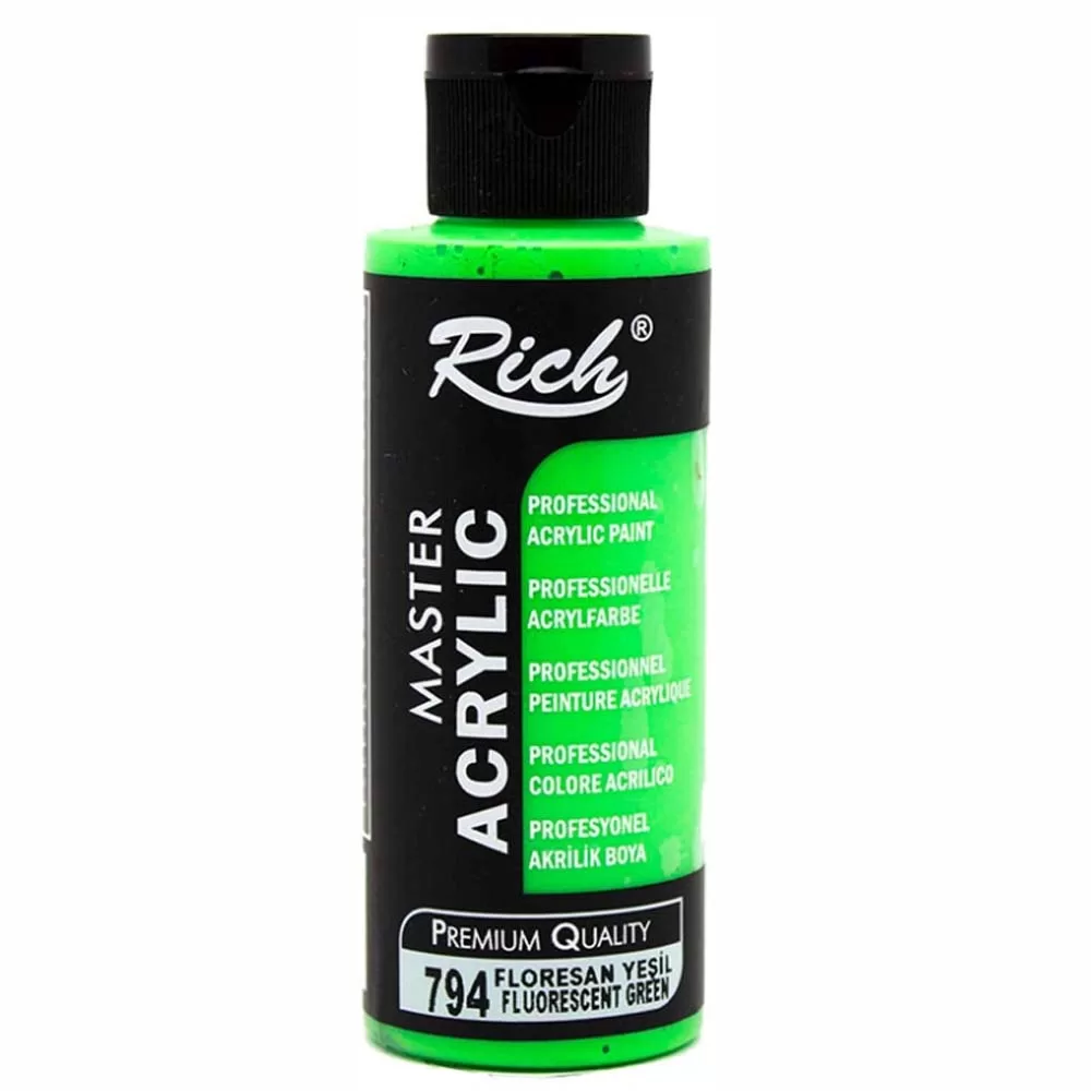 Rich Akrilik Florasan Boya Master 120 CC Yeşil