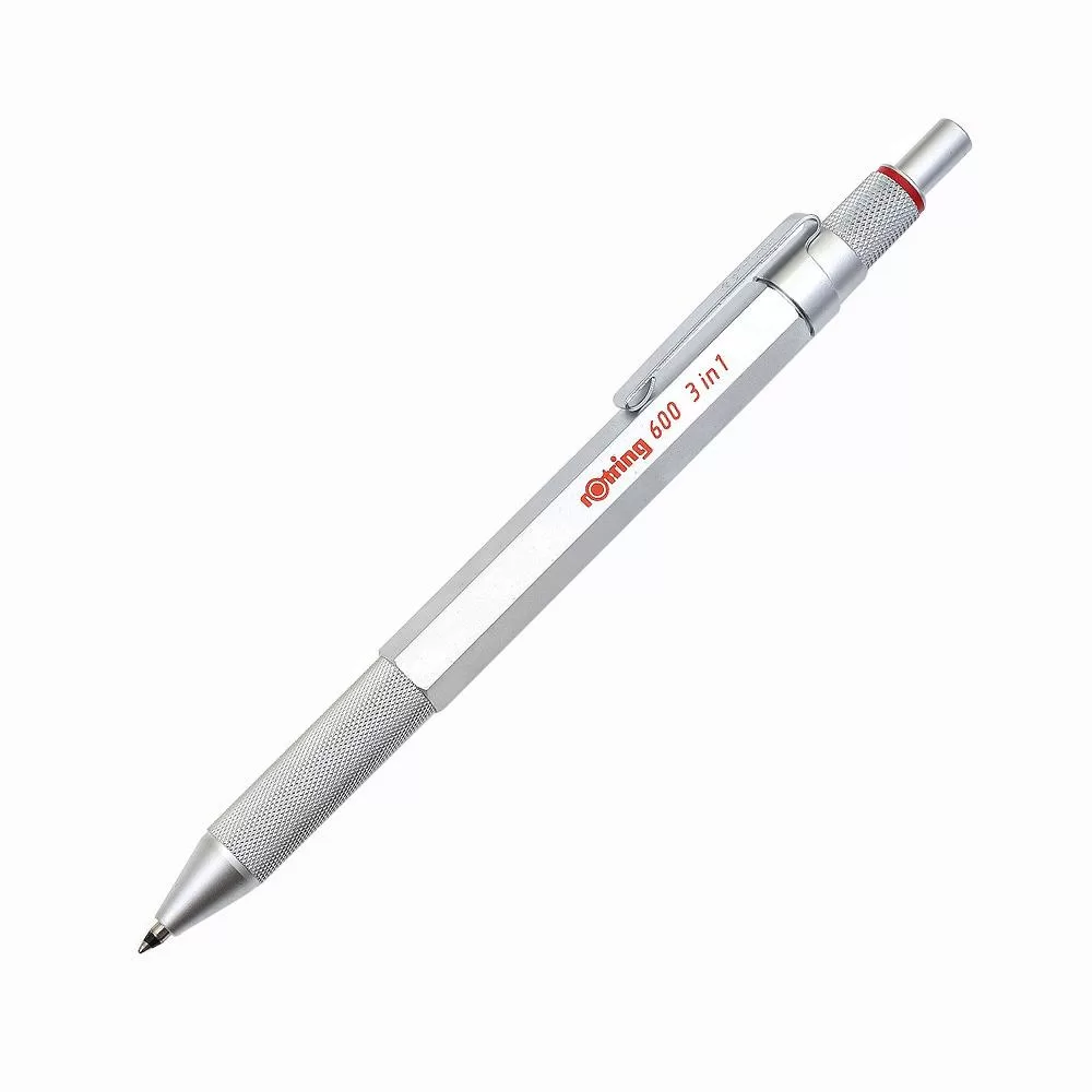 Rotring 600 Multipen Üç Fonksiyonlu Kalem Krom
