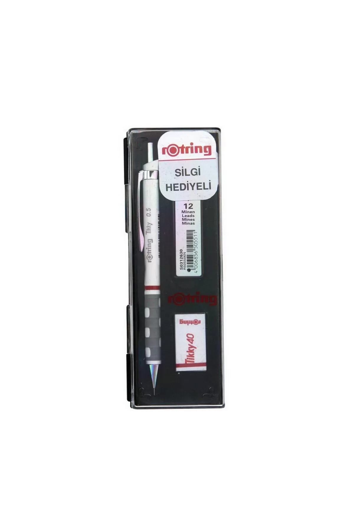Rotring Okul Seti Versatil+Min Silgi Hediyeli 0.5 MM Beyaz RO-KK07-05B