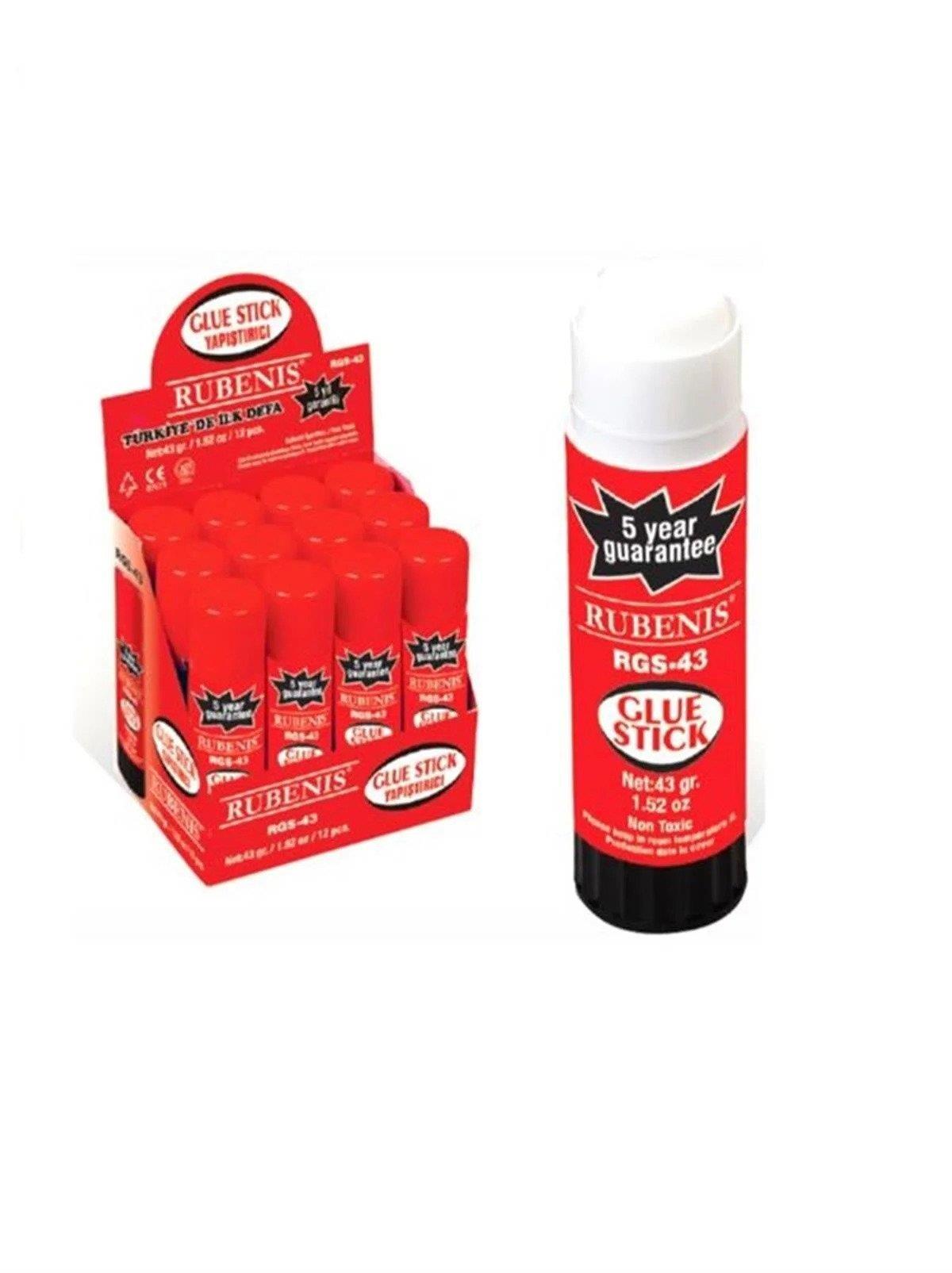 Rubenis Stick Yapıştırıcı 43 Gram Stick Yapıştırıcı (12 Li Paket)